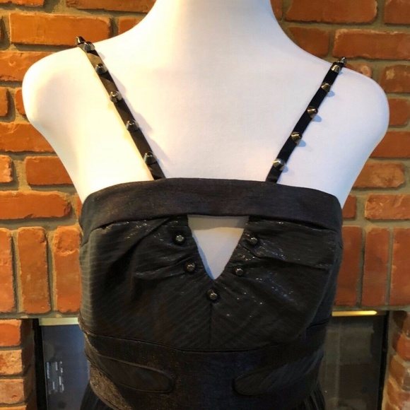 Designer Erica Davies Studded Event Gown Dress - Picture 4 of 7